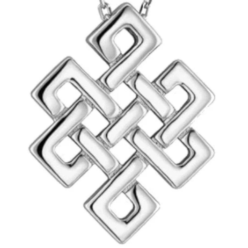 Infinity - Anhänger aus 925 Silber, Anlaufgeschützt, ca. 20mm x 16mm mit Kette