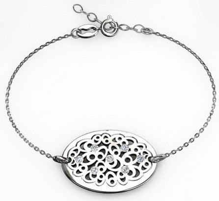 Ein Armband aus 925 Silber, Anlaufgeschützt Breite 1,0 mm, Länge 17-21 cm