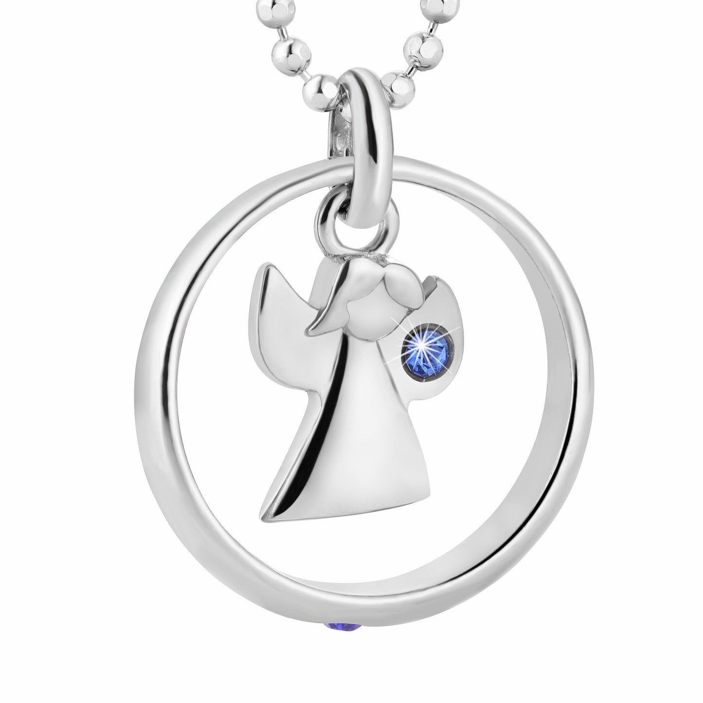 Ein Taufring-Anhänger, aus 925 Silber, Anlaufgeschützt, ca. 18 mm (ohne Kette)