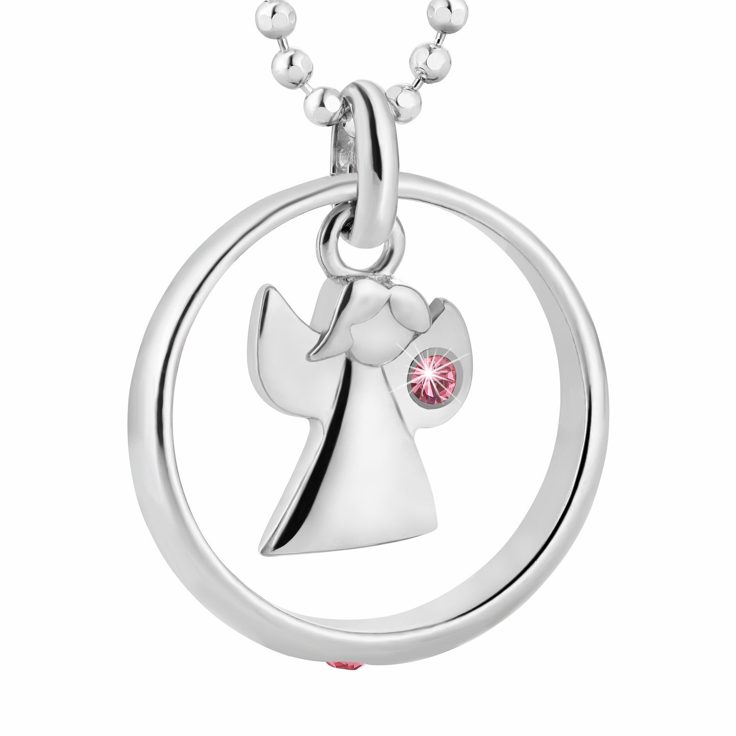 Ein Taufring-Anhänger, aus 925 Silber, Anlaufgeschützt, ca. 18 mm (ohne Kette)