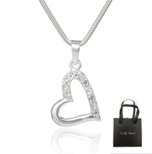 Herz mit Ankerkette und Verpackung für Vitrine/Geschenkläden