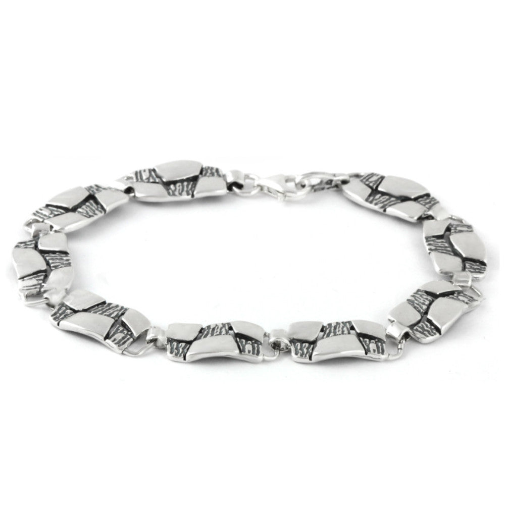 Ein Armband aus 925 Silber, Anlaufgeschützt, ca. 18-21 cm