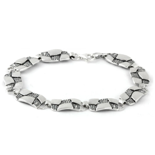 Ein Armband aus 925 Silber, Anlaufgeschützt, ca. 18-21 cm