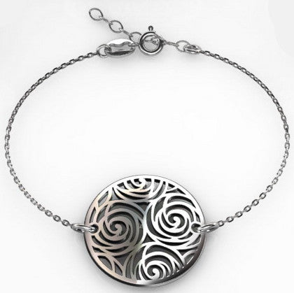 Ein Armband aus 925 Silber, Anlaufgeschützt Breite 1,0 mm, Länge 17-21 cm