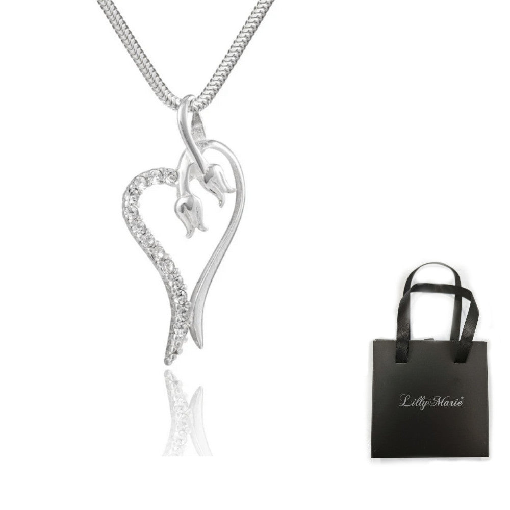 Herz mit Ankerkette und Verpackung für Vitrine/Geschenkläden