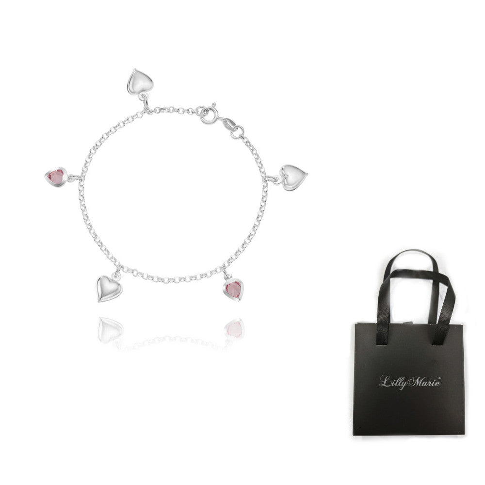 Ein Armband aus 925 Silber mit Geschenkverpackung für Vitrine/Geschenkläden