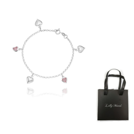 Ein Armband aus 925 Silber mit Geschenkverpackung für Vitrine/Geschenkläden