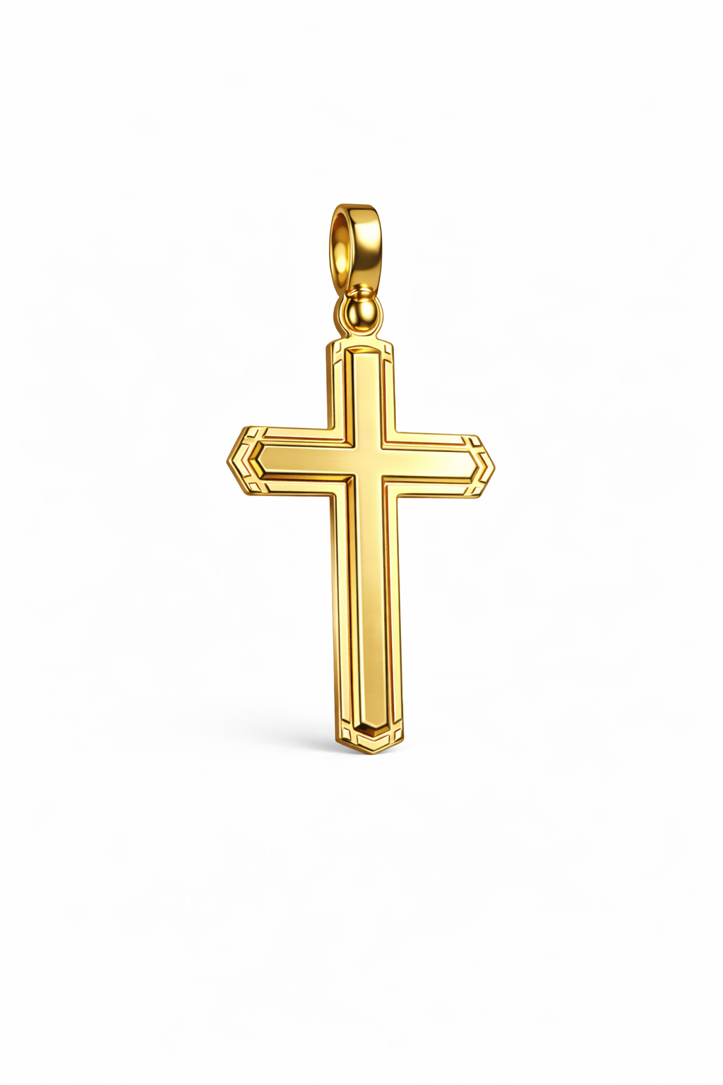 Kreuzanhänger aus 333 Gold, 25 mm x 15 mm (ohne Kette)