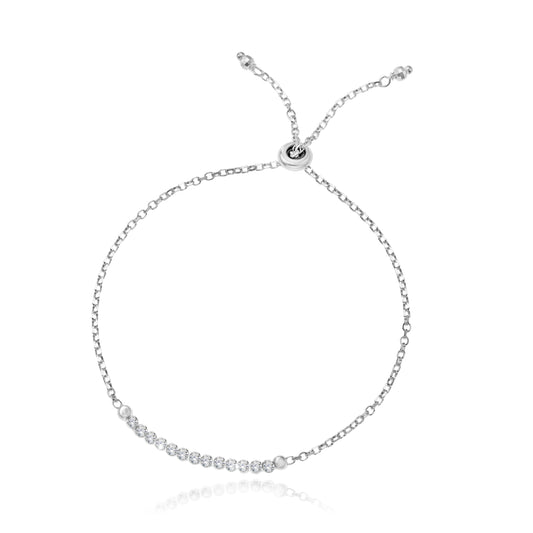 Ein Damenarmband aus 925 Silber, Anlaufgeschützt Breite  mm, Länge 18-24m