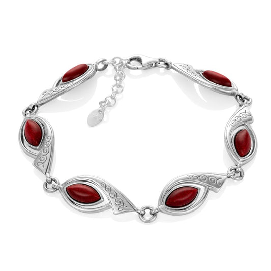 Ein Armband mit Goldflussteinen aus 925 Silber, Anlaufgeschützt Breite 10 mm, Länge 18-21 cm