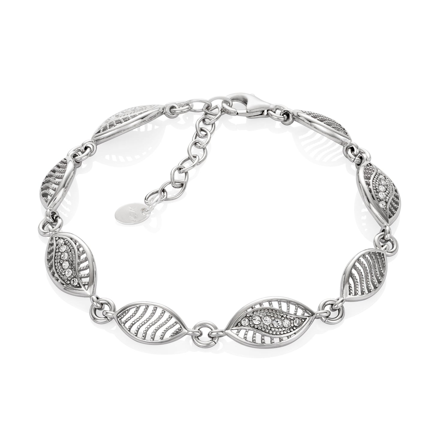 Ein Armband aus 925 Silber, Anlaufgeschützt Breite  mm, Länge 18-21 cm