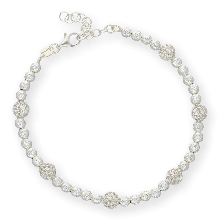 Ein Damenarmband, aus 925 Silber, Anlaufgeschützt Breite 5 mm, Länge 16-19,5 cm