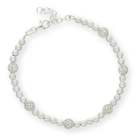 Ein Damenarmband, aus 925 Silber, Anlaufgeschützt Breite 5 mm, Länge 16-19,5 cm