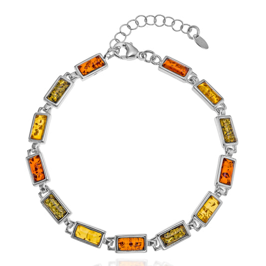 Armband aus 925 Silber, Anlaufgeschützt, Länge 19-21 cm