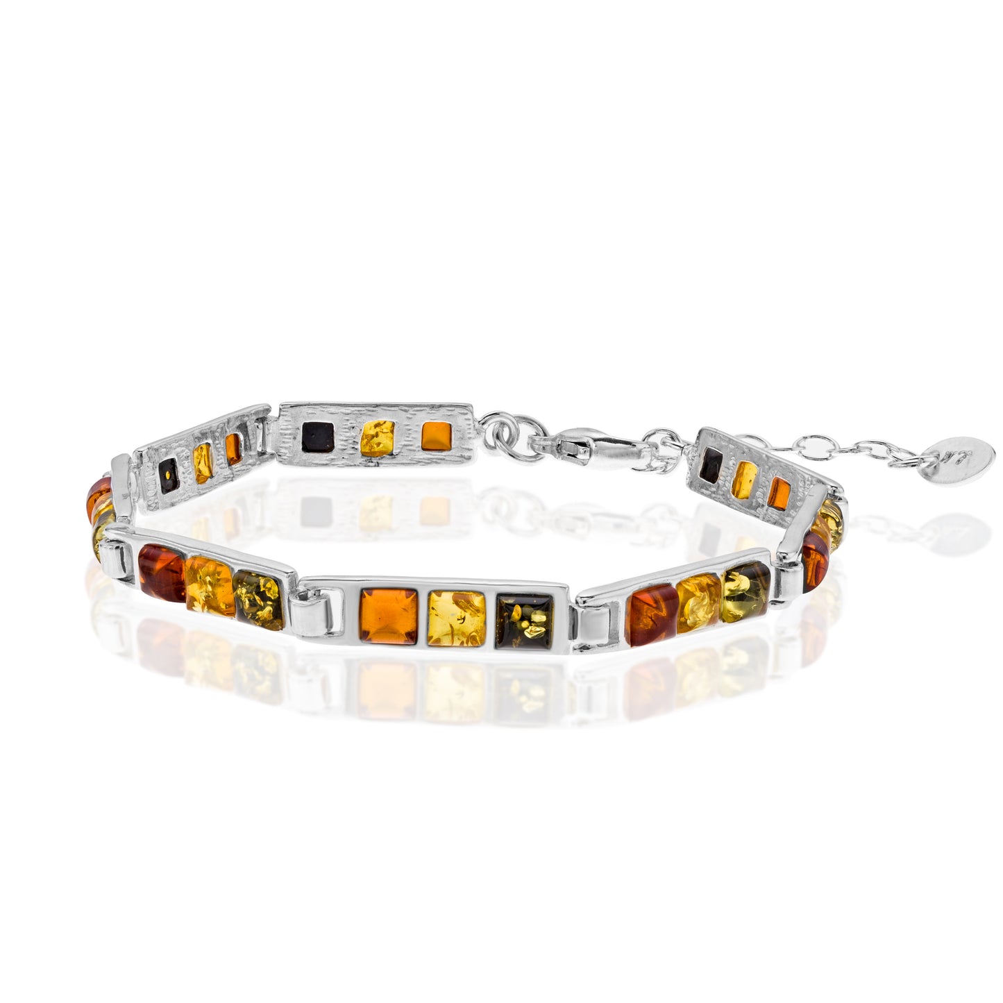 Armband aus 925 Silber, Anlaufgeschützt, Länge 18-22 cm