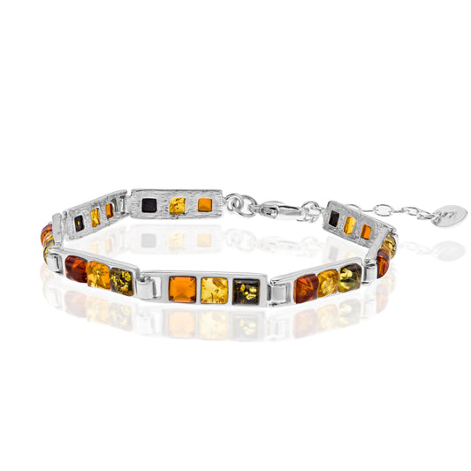 Armband aus 925 Silber, Anlaufgeschützt, Länge 18-22 cm