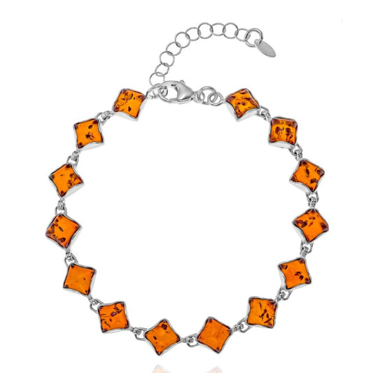 Armband aus 925 Silber, Anlaufgeschützt, Länge 18-22 cm