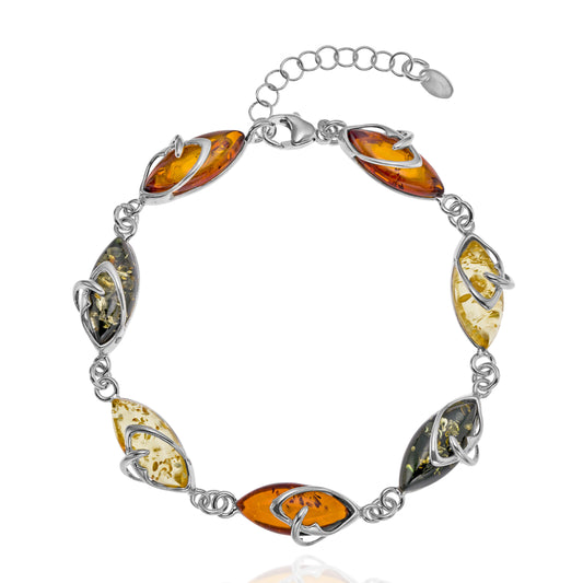 Armband aus 925 Silber, Anlaufgeschützt, Länge 19-22 cm