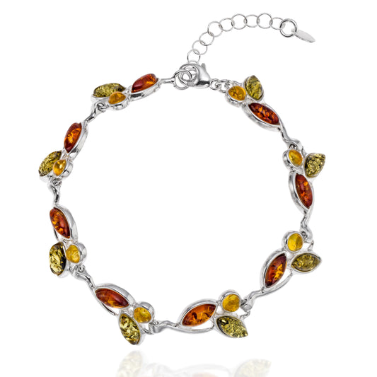 Armband aus 925 Silber, Anlaufgeschützt, Länge 19-22 cm