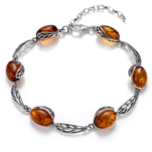 Ein oxidiertes Armband aus 925 Silber, Anlaufgeschützt, Länge 19-22 cm