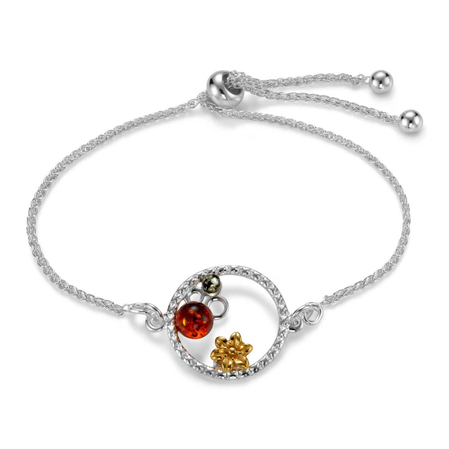 Ein Armband aus 925 Silber, Anlaufgeschützt, Länge 16 cm - 24 cm