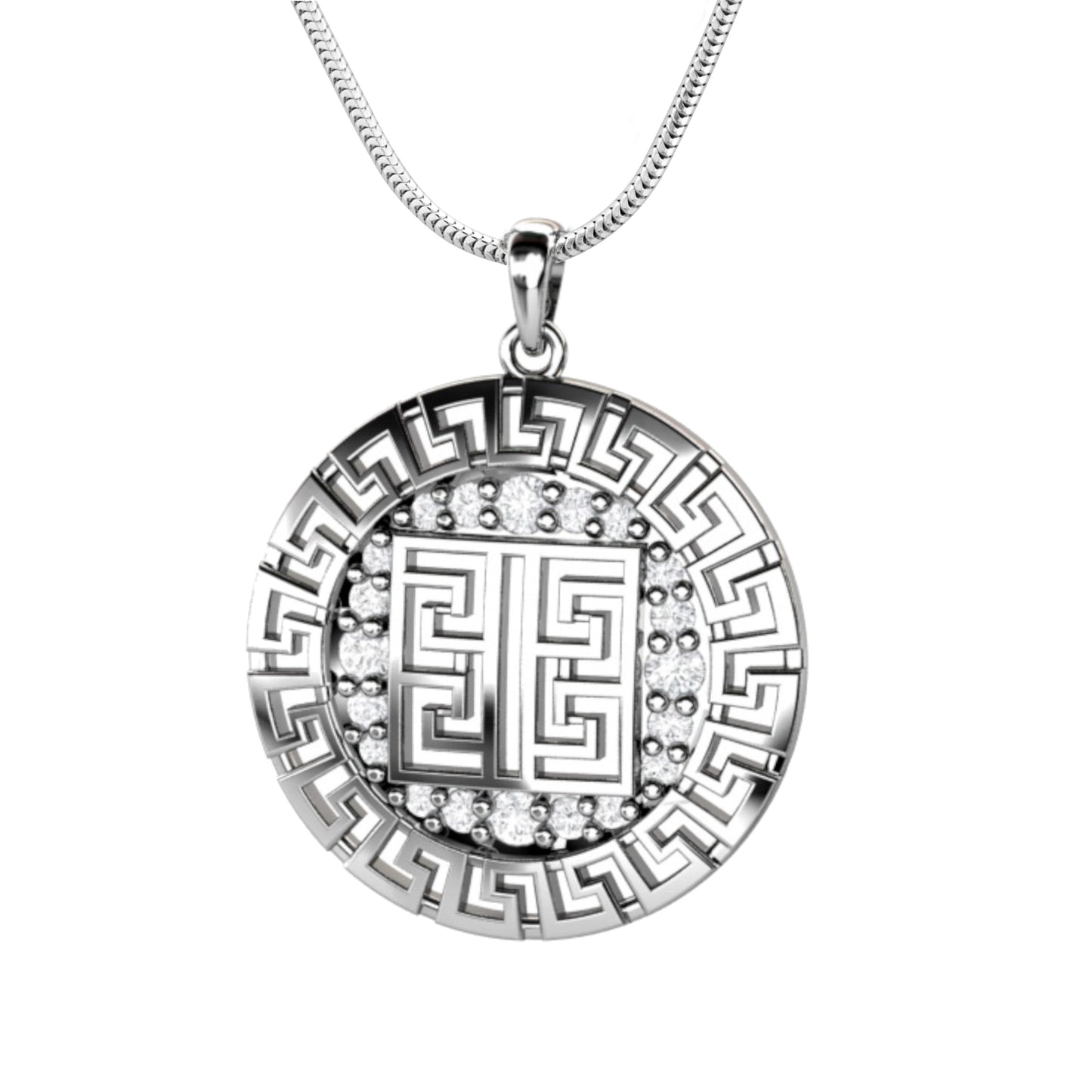 Infinity - Anhänger aus 925 Silber, Anlaufgeschützt, Durchmesser ca. 22 mm (ohne Kette)