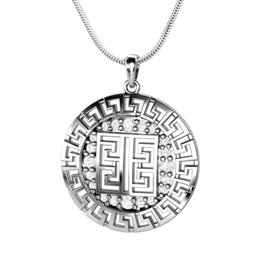 Infinity - Anhänger aus 925 Silber, Anlaufgeschützt, Durchmesser ca. 22 mm (ohne Kette)