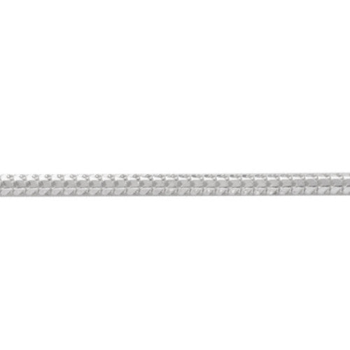 Schlangenkette aus 925 Silber, Anlaufgeschützt Breite 1,2 mm, Länge 45+4 cm