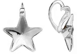 Ein Silberanhäger zum Kleben als Stern, aus 925 Silber