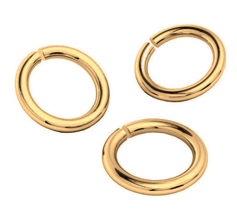 Ein vergoldeter Ring, Durchmesser 4,7 mm aus 925 Silber