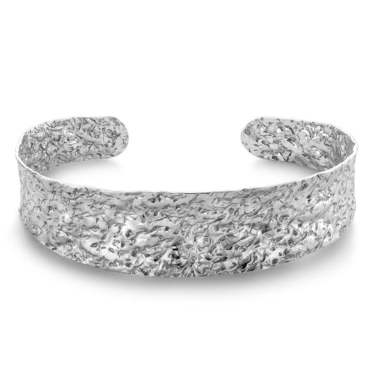 Ein Armband aus 925 Silber, Anlaufgeschützt Breite 20 mm, Länge 17-21 cm