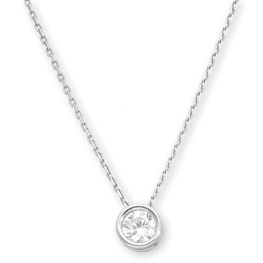 Ankerkette mit einem filigranen Anhänger, aus 925 Silber, Anlaufgeschützt, Breite 0,6 mm, Länge 42+3 cm